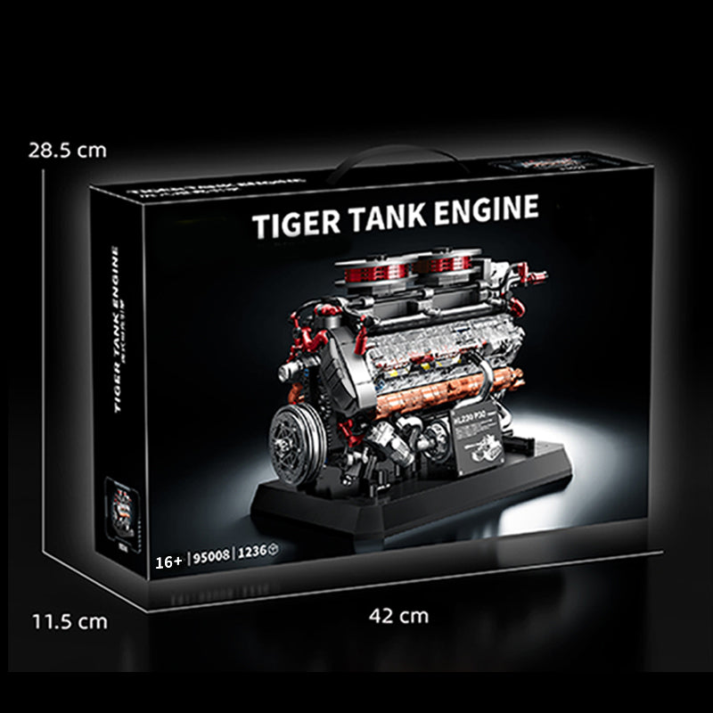 MOC Tiger Tank Engine Blocks