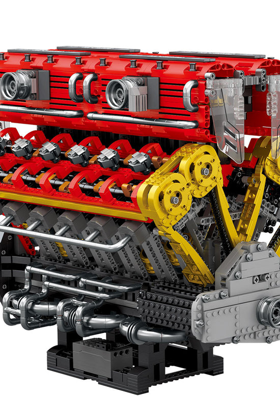 MOC Lamborghini V12 Engine Blocks