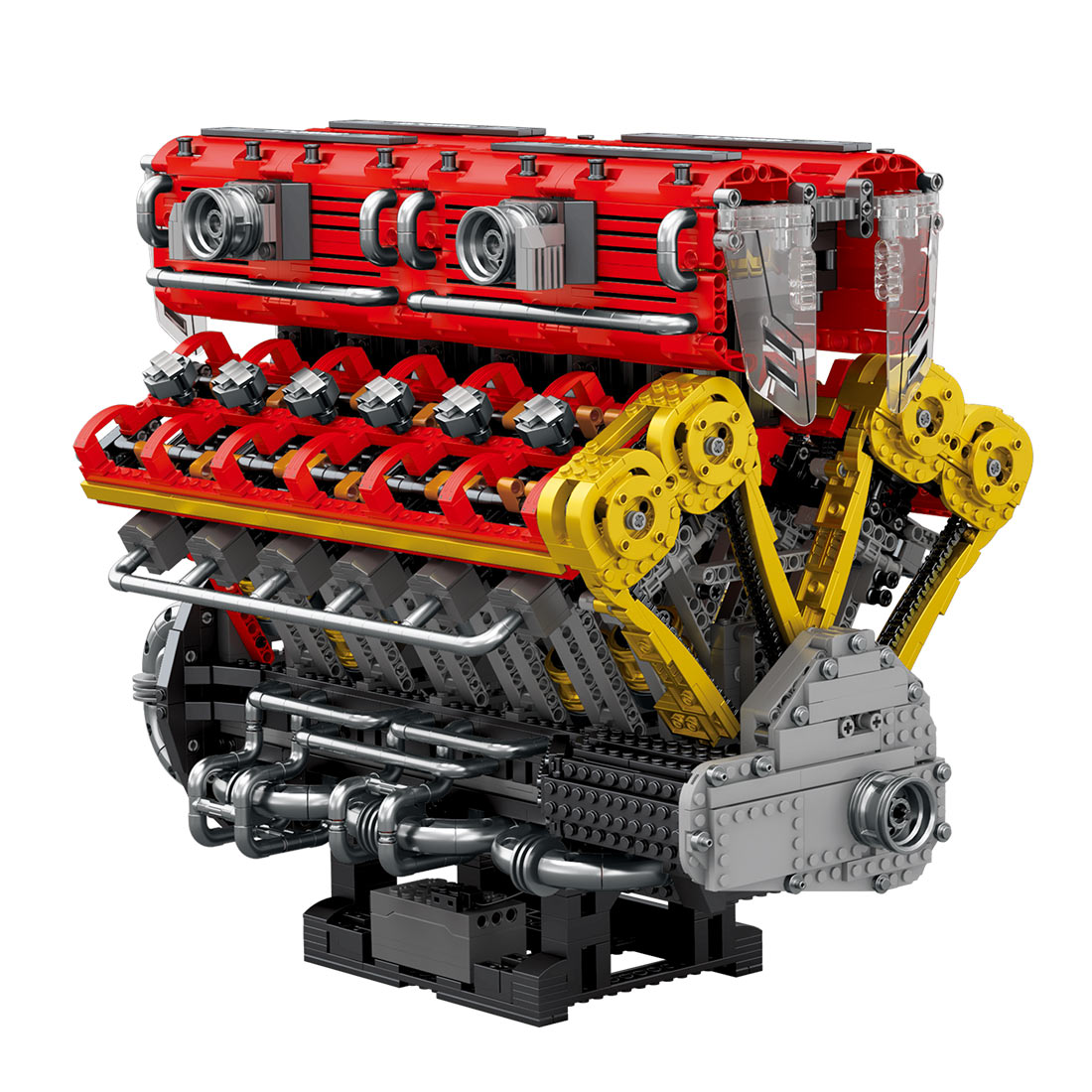 MOC Lamborghini V12 Engine Blocks
