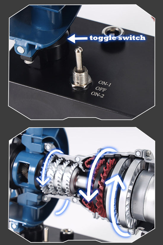 TECHING DM122 Mini Turbofan Engine Kit