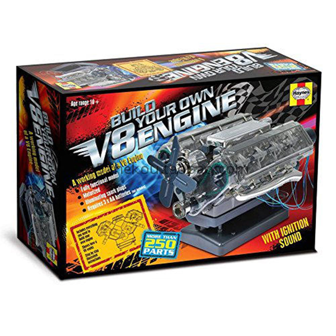 HAYNES Transparent V8 Engine Model Kit