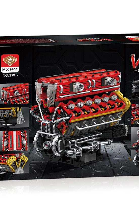 MOC Lamborghini V12 Engine Blocks
