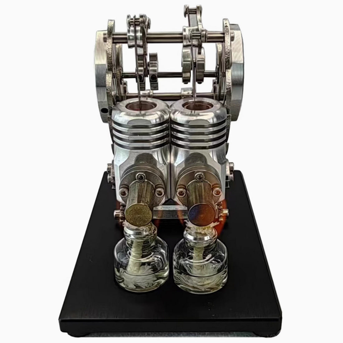Flying Pigeon Dual-Cylinder Stirling Engine Generator