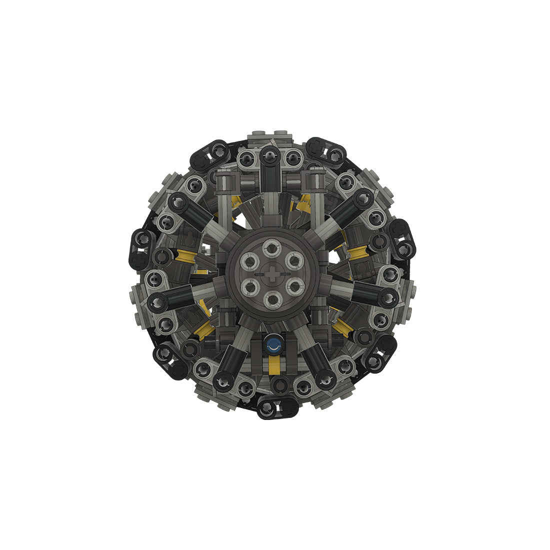 MOC R-4360 Wasp Major 28-Cylinder Radial Engine Blocks