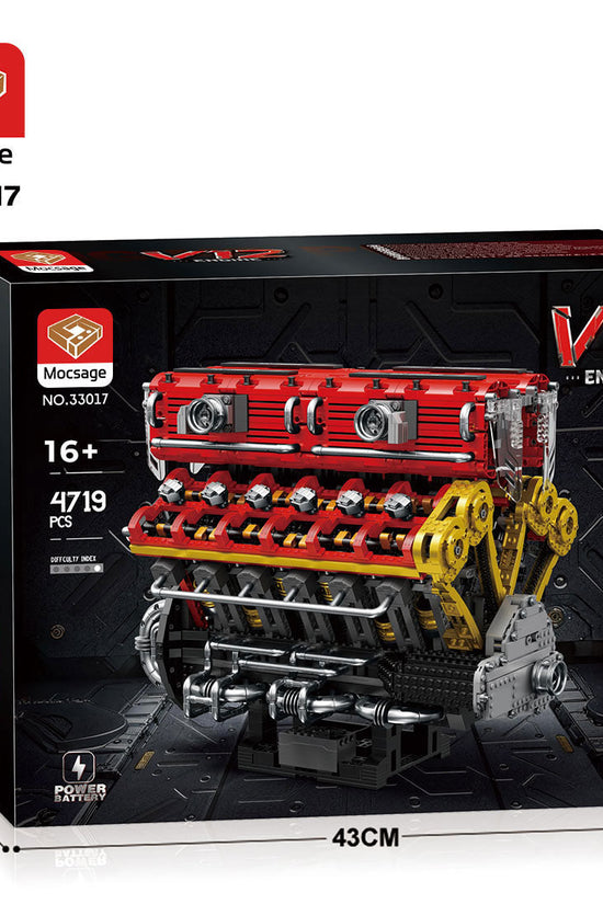 MOC Lamborghini V12 Engine Blocks