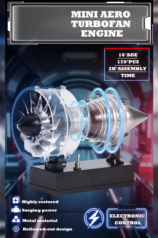 TECHING DM122 Mini Turbofan Engine Kit