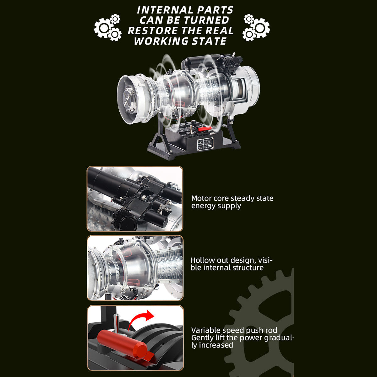 TECHING×SKYMECHMAN Turboshaft Engine Kit
