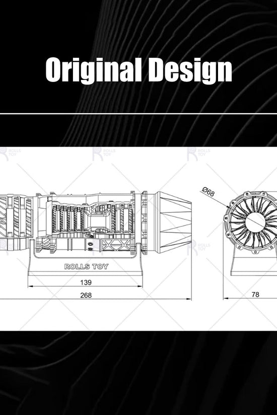 SKYMECHMAN WS-15 Turbofan Engine Kit