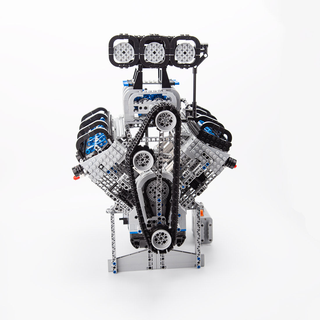 MOC Chevy Small-Block V8 Supercharged Engine Blocks