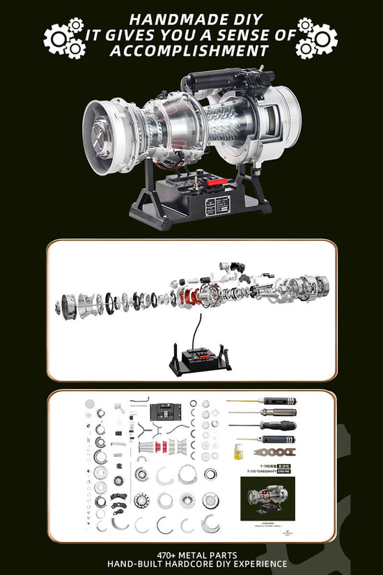 TECHING×SKYMECHMAN Turboshaft Engine Kit