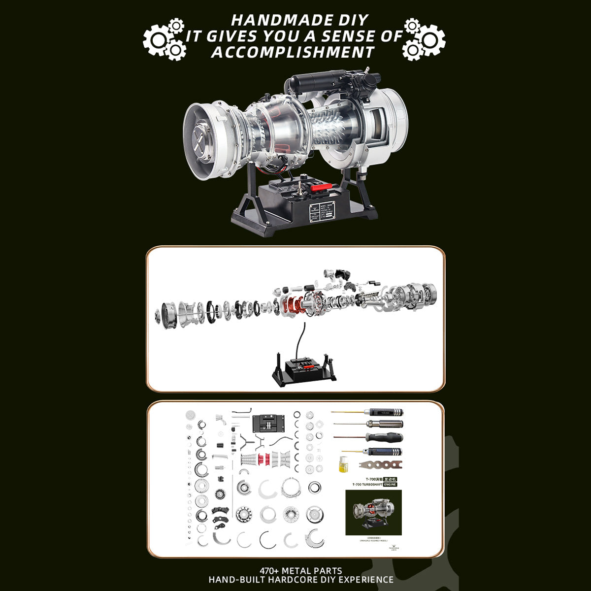 TECHING×SKYMECHMAN Turboshaft Engine Kit