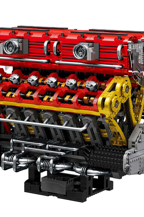 MOC Lamborghini V12 Engine Blocks