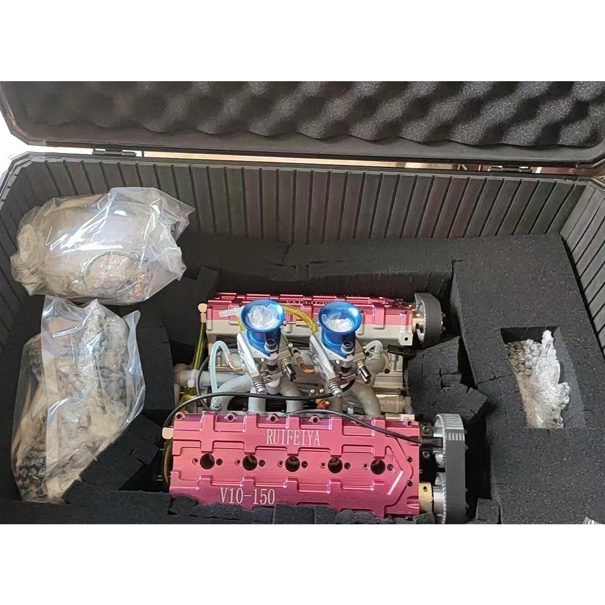 RUIFEIYA V10-150 Working V10 Engine Model