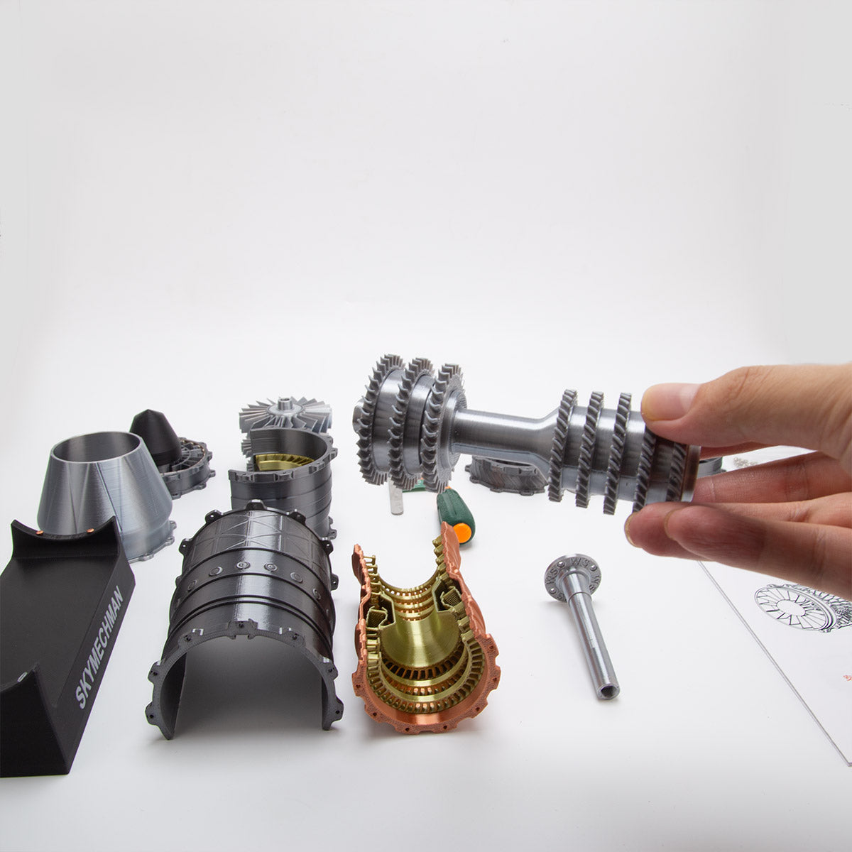 SKYMECHMAN WS-15 Turbofan Engine Kit