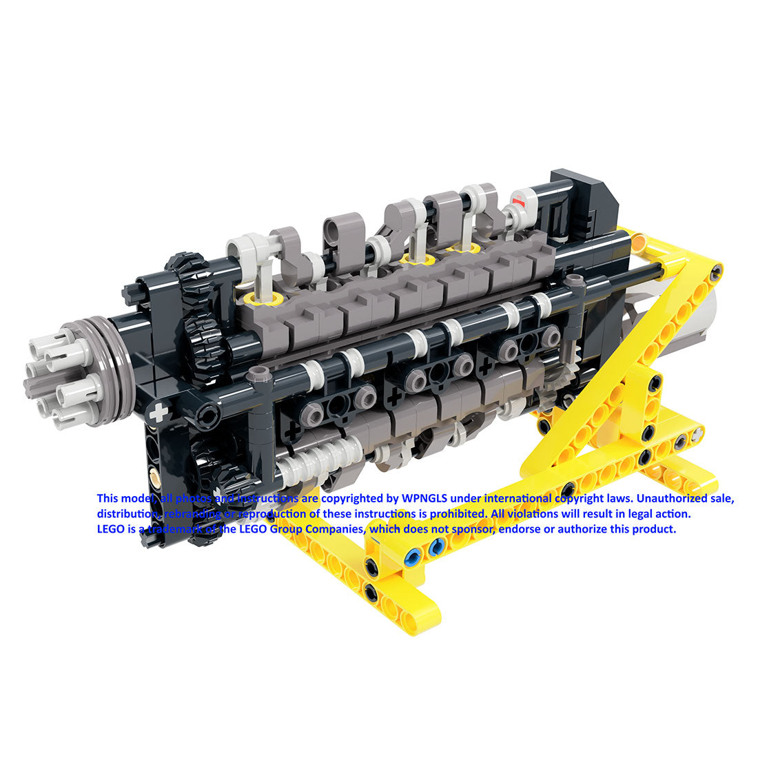 MOC Jumo 205 6-Cylinder Opposed Piston Engine Blocks