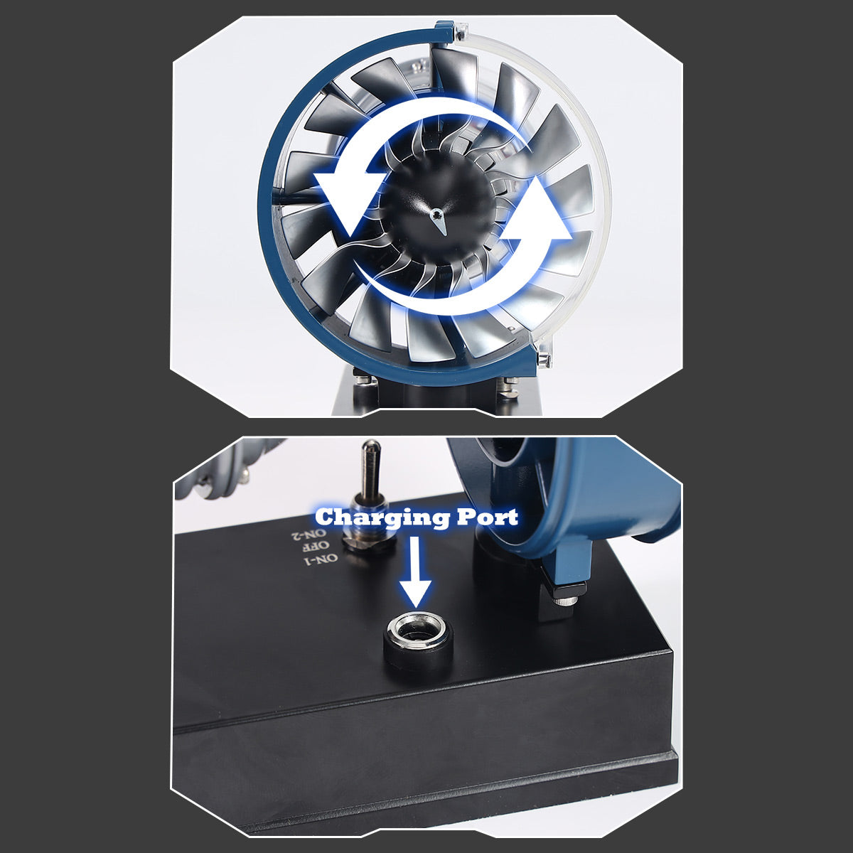 TECHING DM122 Mini Turbofan Engine Kit