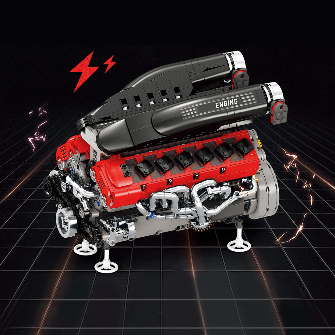 MOC SP3 V12 Engine Blocks