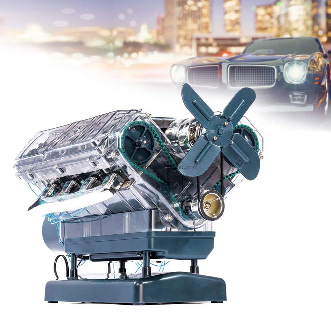 HAYNES Transparent V8 Engine Model Kit
