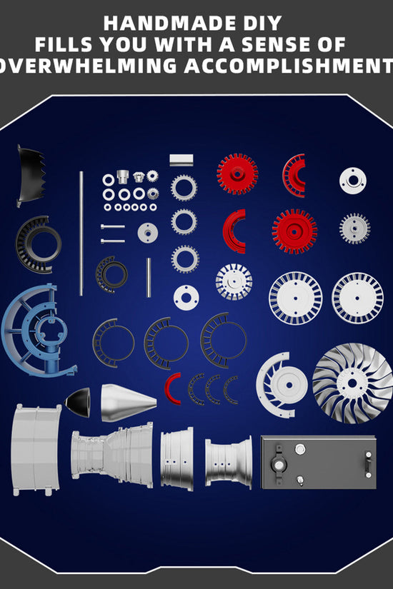 TECHING DM122 Mini Turbofan Engine Kit