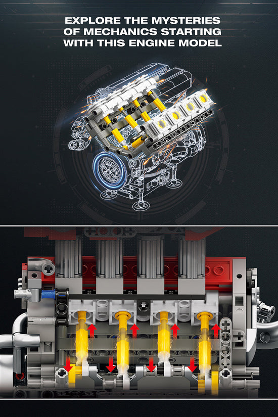 MOC F1 V8 Engine Blocks
