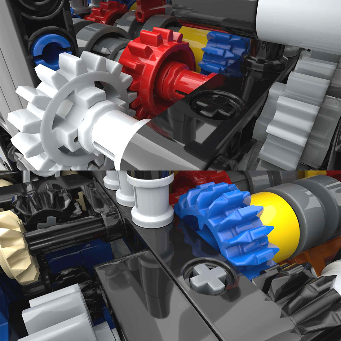 V8 Gearbox Blocks