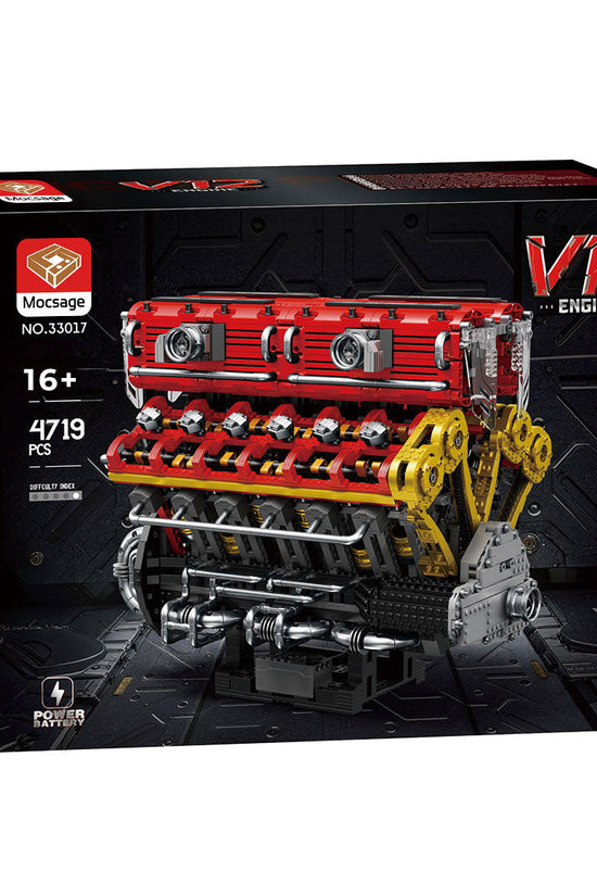 MOC Lamborghini V12 Engine Blocks