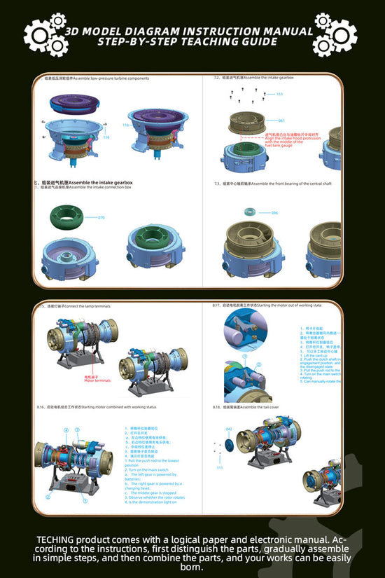 TECHING×SKYMECHMAN Turboshaft Engine Kit