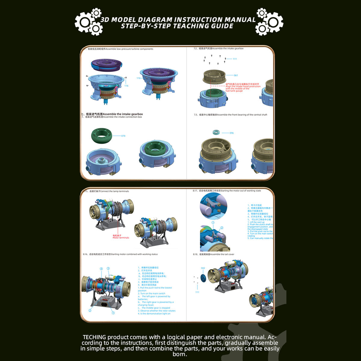 TECHING×SKYMECHMAN Turboshaft Engine Kit