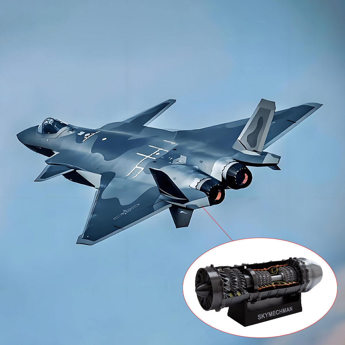 SKYMECHMAN WS-15 Turbofan Engine Kit