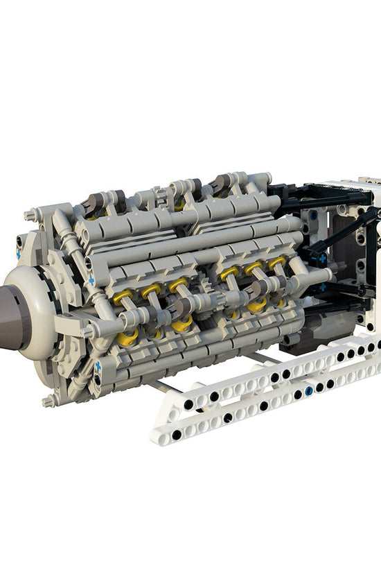MOC Jumo 223 24-Cylinder Aviation Engine Blocks