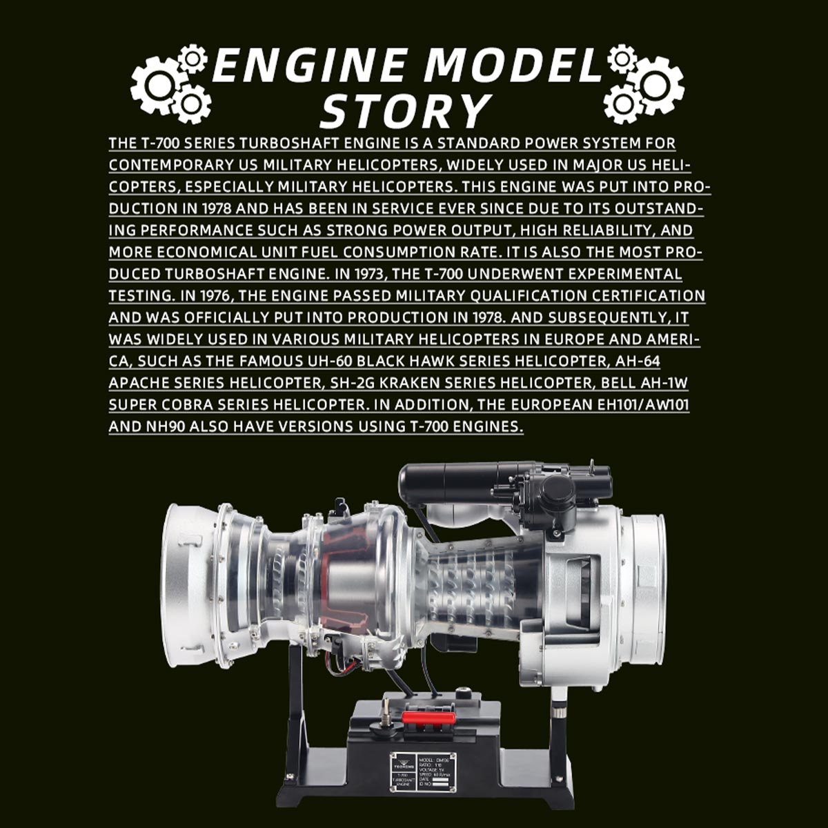 TECHING×SKYMECHMAN Turboshaft Engine Kit