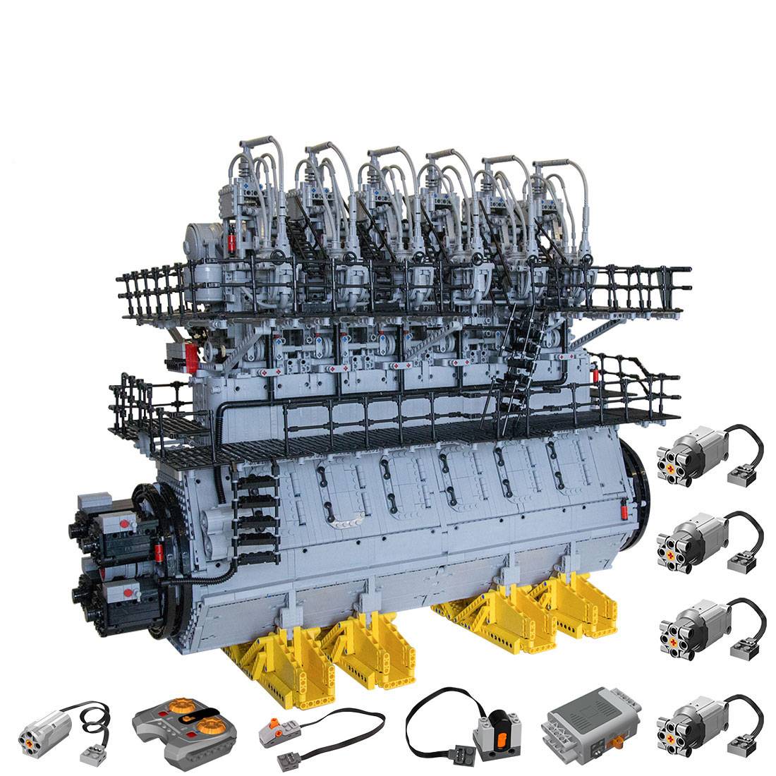 MOC Two-Stroke Turbocharged Marine Diesel Engine Blocks