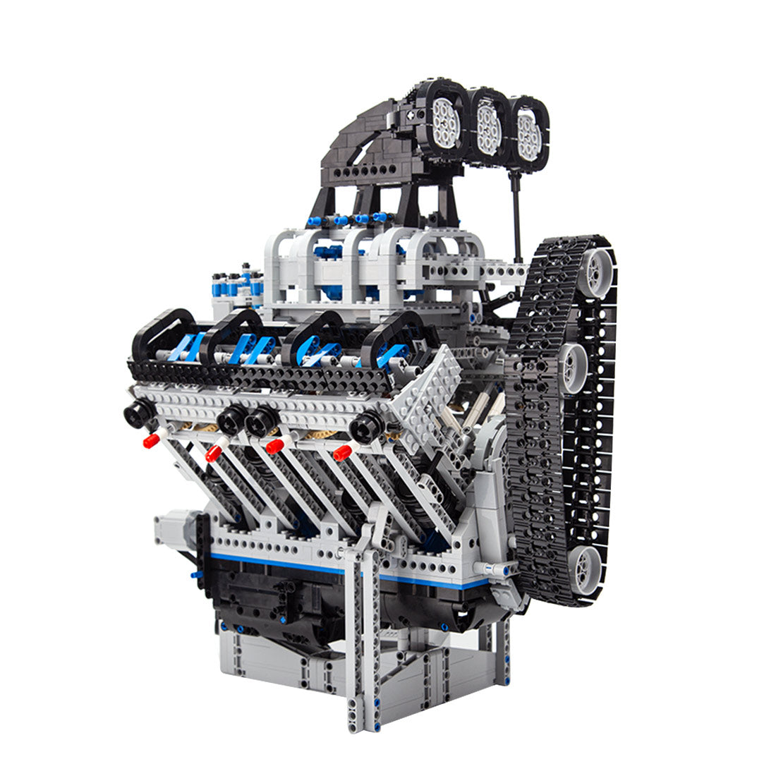 MOC Chevy Small-Block V8 Supercharged Engine Blocks