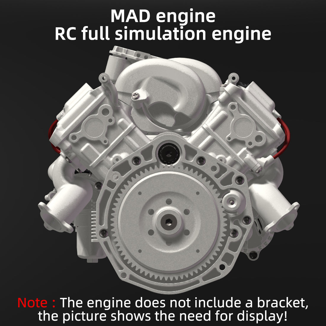 MAD RC V8 Engine Kit for RC Crawlers