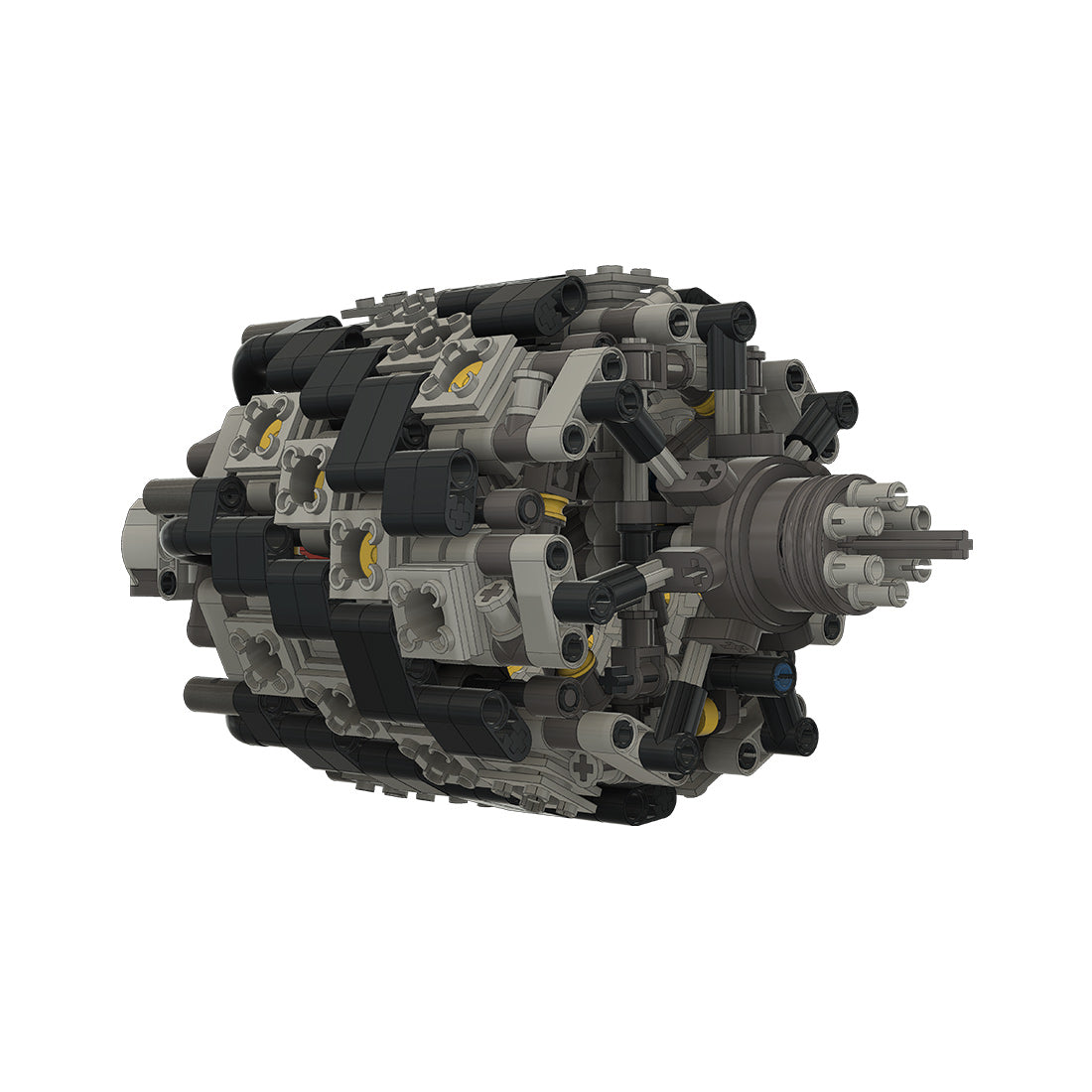 MOC R-4360 Wasp Major 28-Cylinder Radial Engine Blocks
