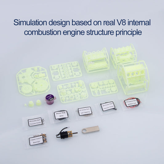MAD RC V8 Engine Kit for RC Crawlers